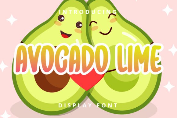 Avocado Lime: A Handmade Display Font for Cheerful Web Designs
