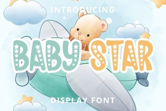Baby Star: A Playful Display Font for Real Brand Magic