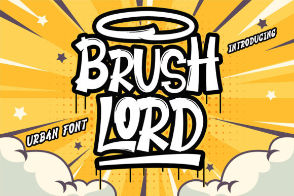 Brush Lord: A Display Font That Adds Urban Edge to Editorial Design