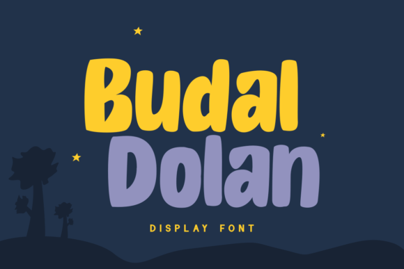 Budal Dolan: A Modern Display Font for Editorial Impact