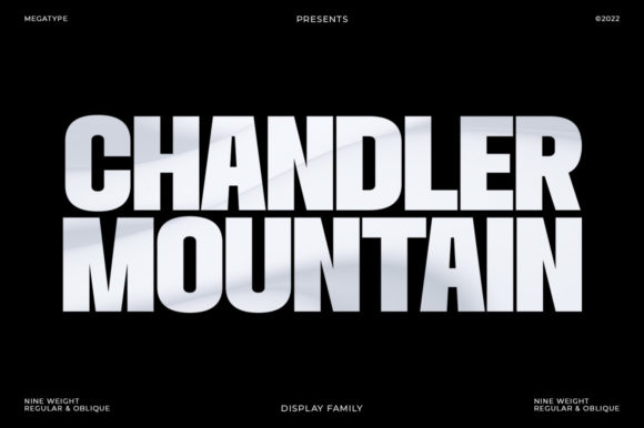 Chandler Mountain: A Display Typeface for Web Creatives