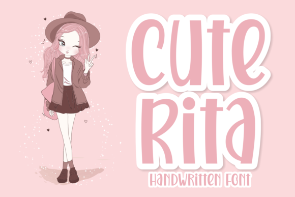 Cute Rita: A Display Font for Business Owners Who Want to Add Chic Elegance