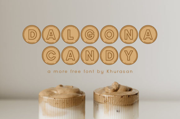 Dalgona Candy: A Versatile Display Font for Digital Design