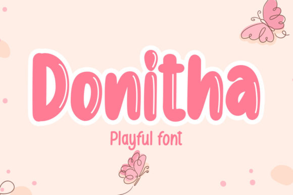 Donitha: A Bold Display Font for Editorial Design