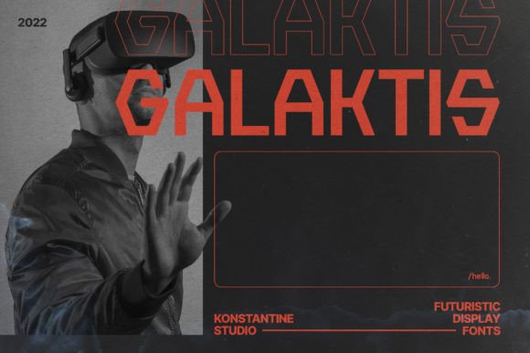 Galaktis: A Futuristic Display Font That Commands Attention
