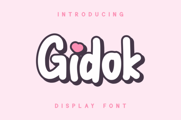 Gidok: A Display Font That Demands Attention