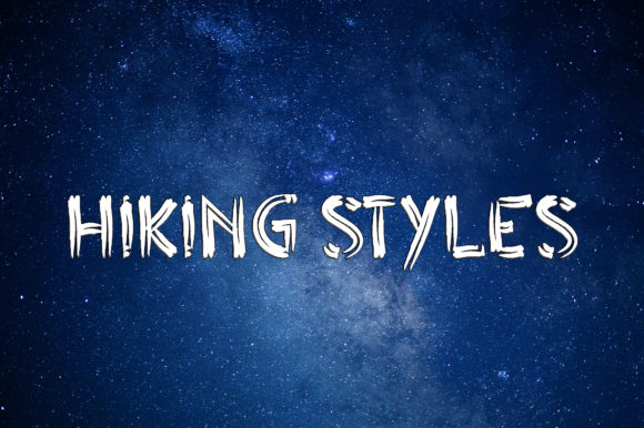 Hiking Styles: A Display Font for Polished Digital Projects