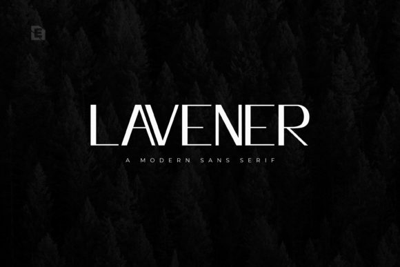 Lavener Font: A Minimalist Typeface for Creative Makers