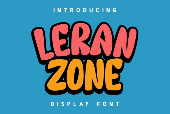 Leran Zone Font: A Joyful Display Typeface for Small Brands