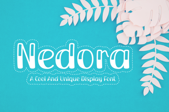 Nedora: A Jolly Display Font for Editorial Joy