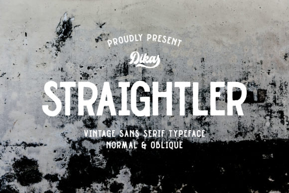 Straighler: The Vintage Font for Your Small Business Brand