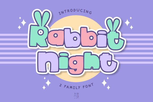 Testing Rabbit Night as a Hero Display Font
