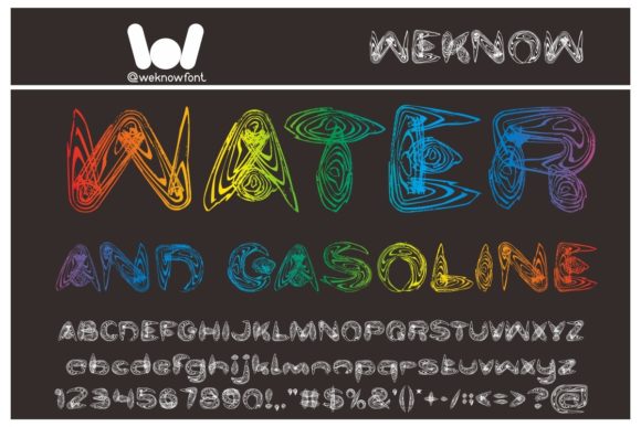 Water and Gasoline: A Display Font Built for Digital Impact